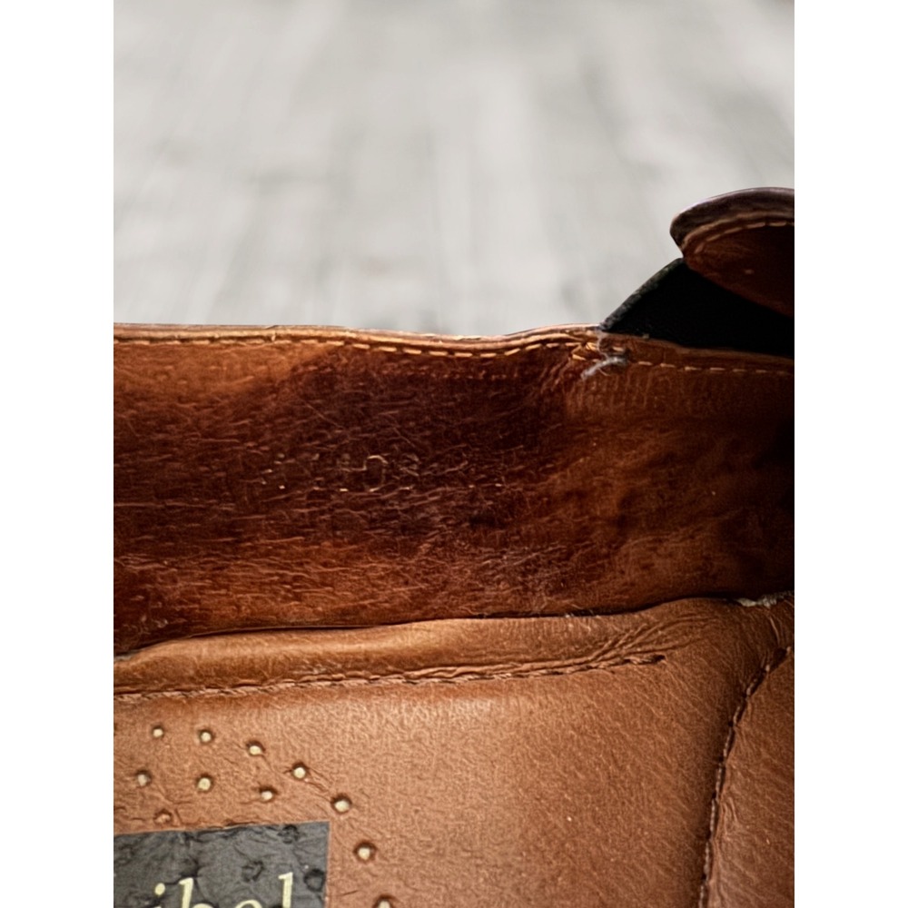 Josef Seibel Slip On Loafers Women 41 (9.5) Brown Dark Academia Leather Comfort - Picture 6 of 10
